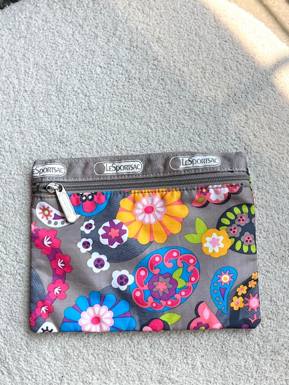 LeSportSac Small Floral Cosmetic Bag